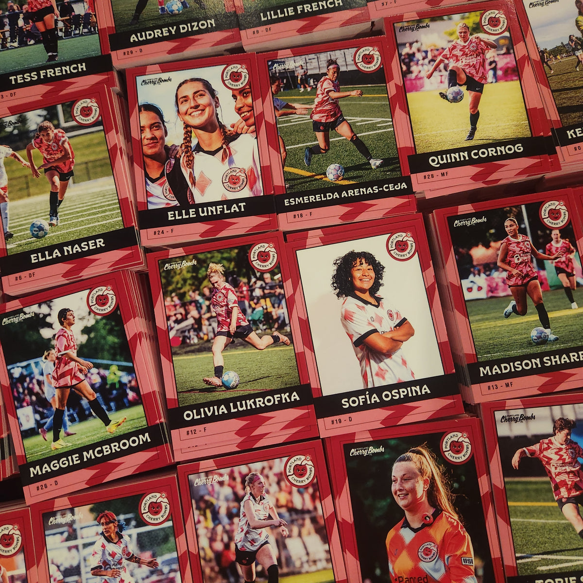 2026 Cherry Bombs Player Card Pack + Coozie