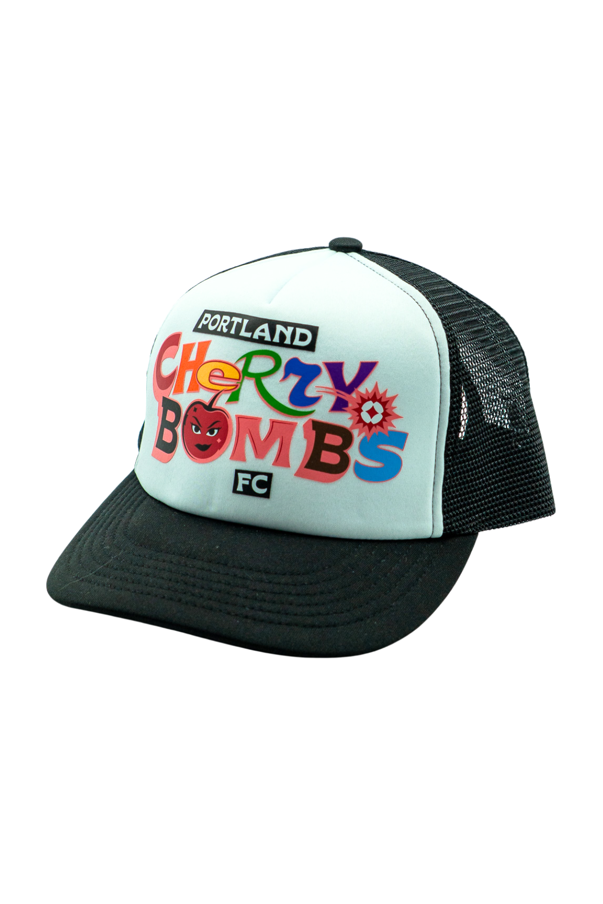 Cherry Bombs Pride Foam Trucker