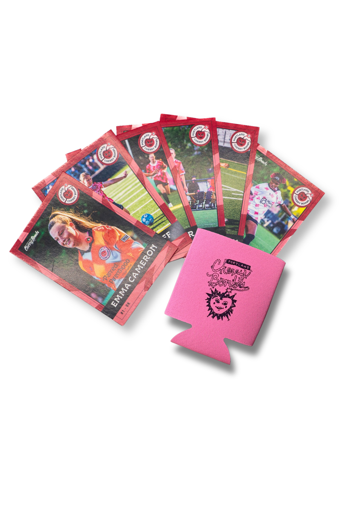 2026 Cherry Bombs Player Card Pack + Coozie