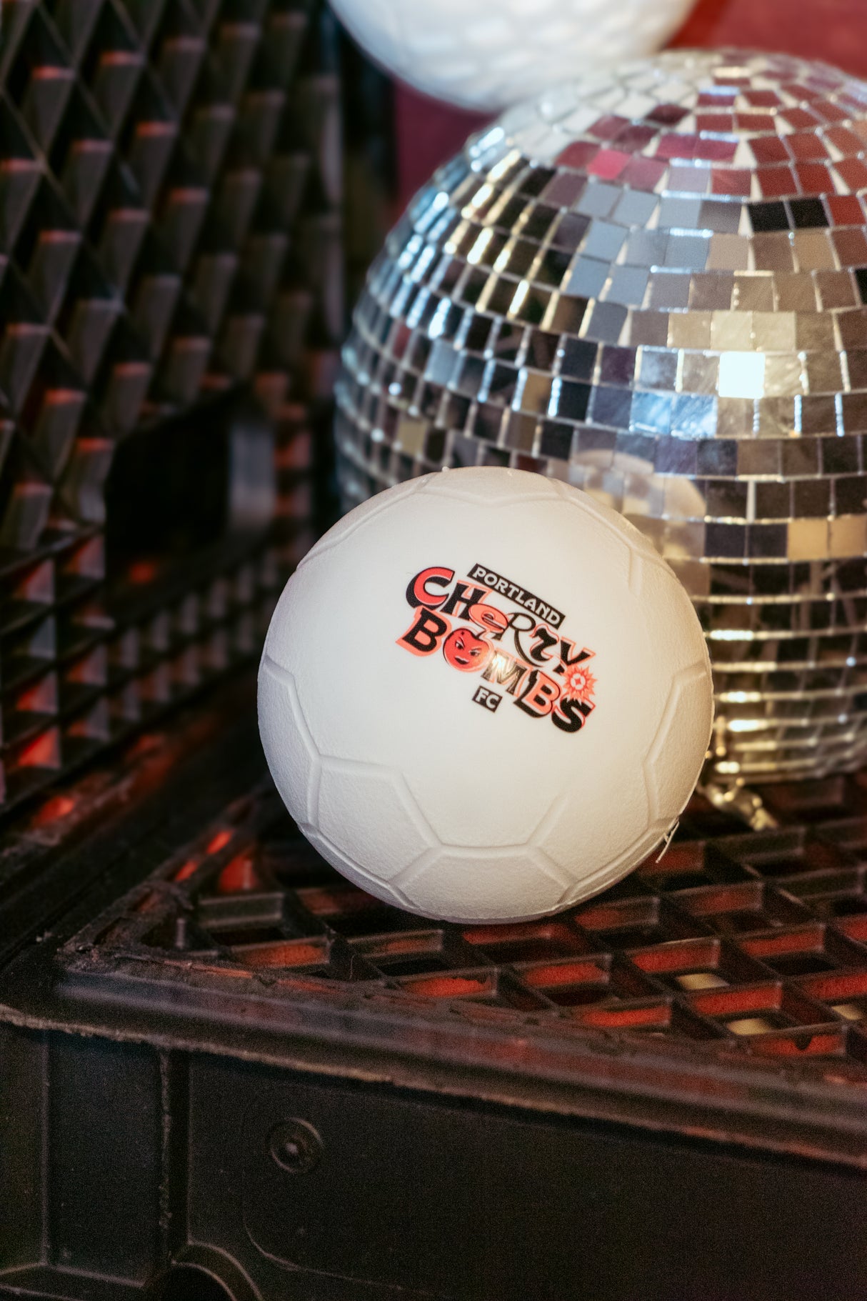 Cherry Bombs Vinyl Soccer Ball