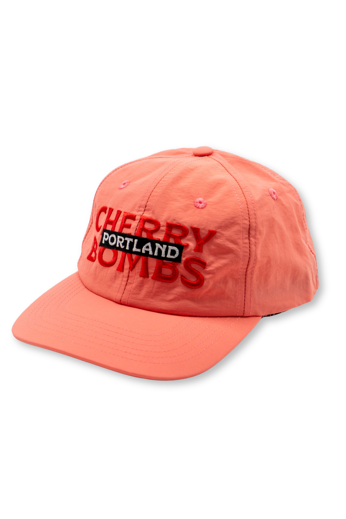 Cherry Bombs Pink Nylon Hat
