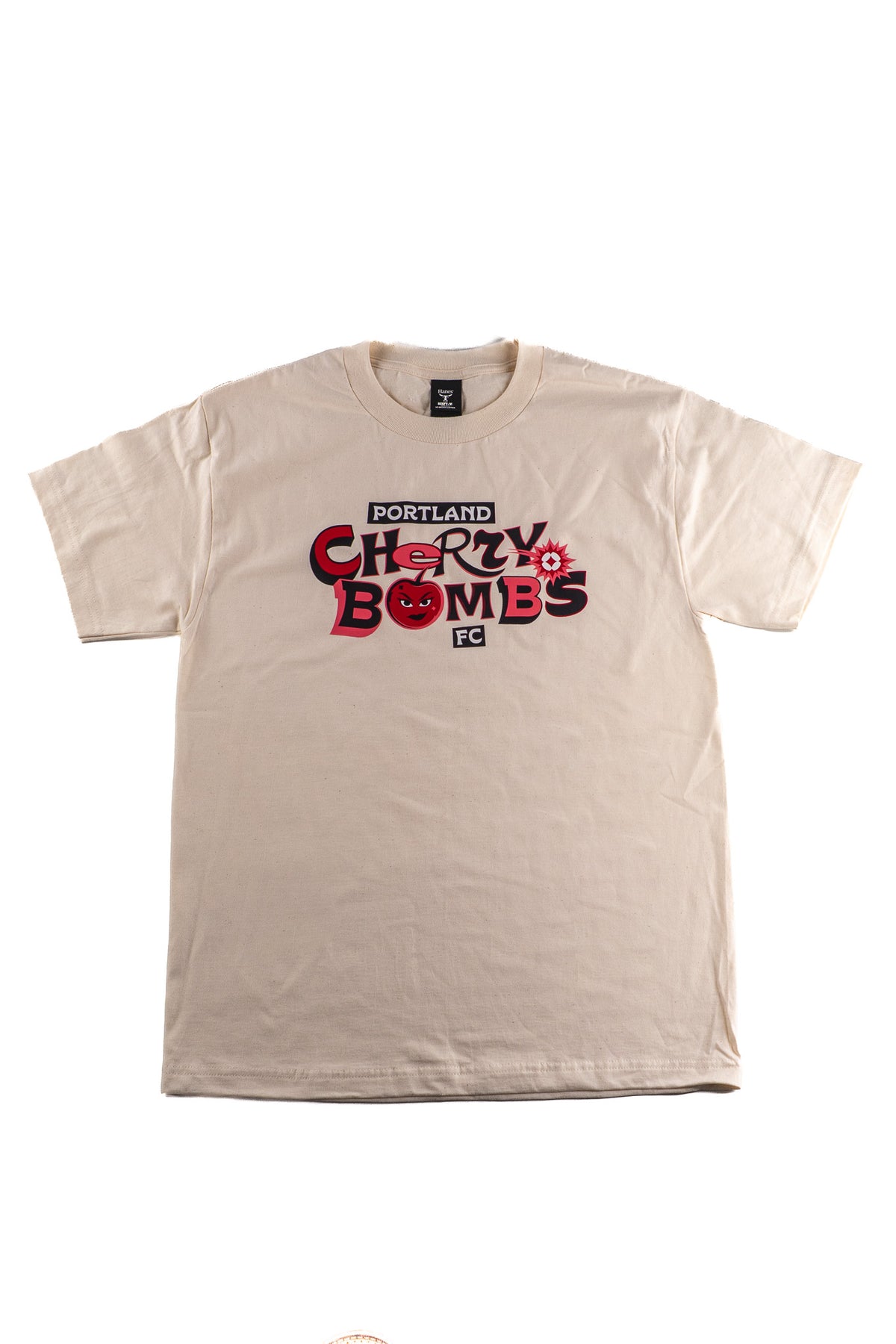 Cherry Bombs Wordmark Tee - Ivory