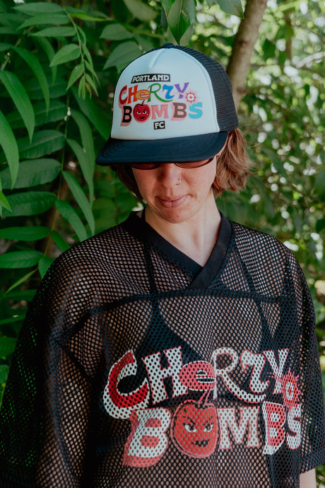 Cherry Bombs Pride Foam Trucker