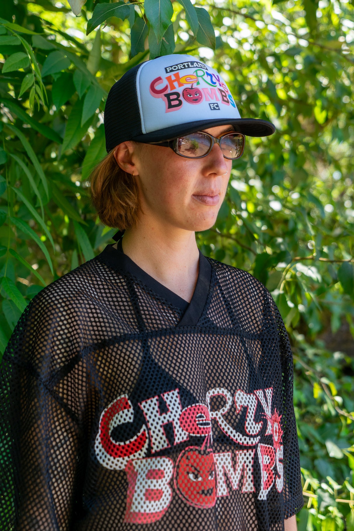 Cherry Bombs Pride Foam Trucker