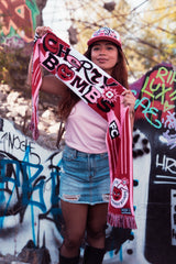 Cherry Bombs FC Inaugural Scarf