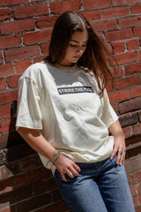 Strike the Fuse Tee - Cream
